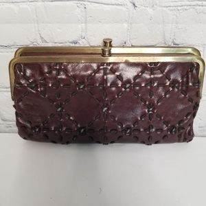 Hobo clutch leather wallet